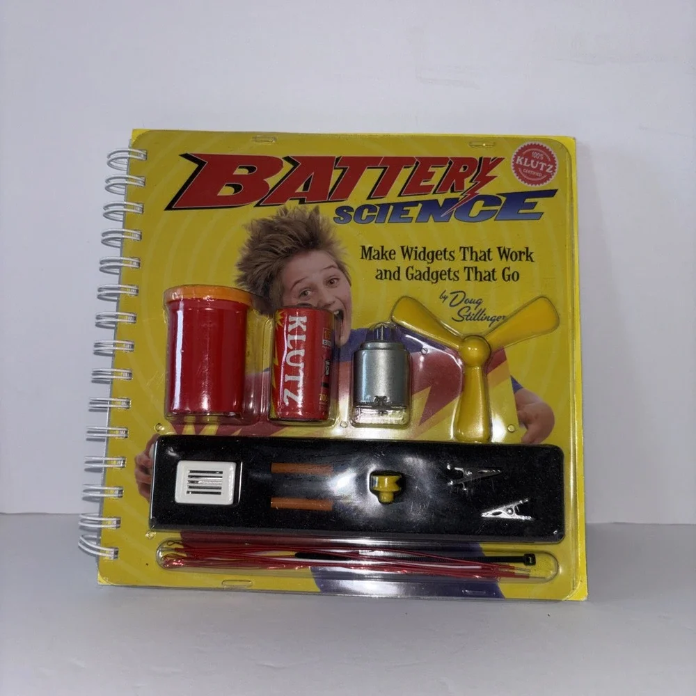 Klutz Battery Science Make Widgets That Work and Gadgets That Go Sealed